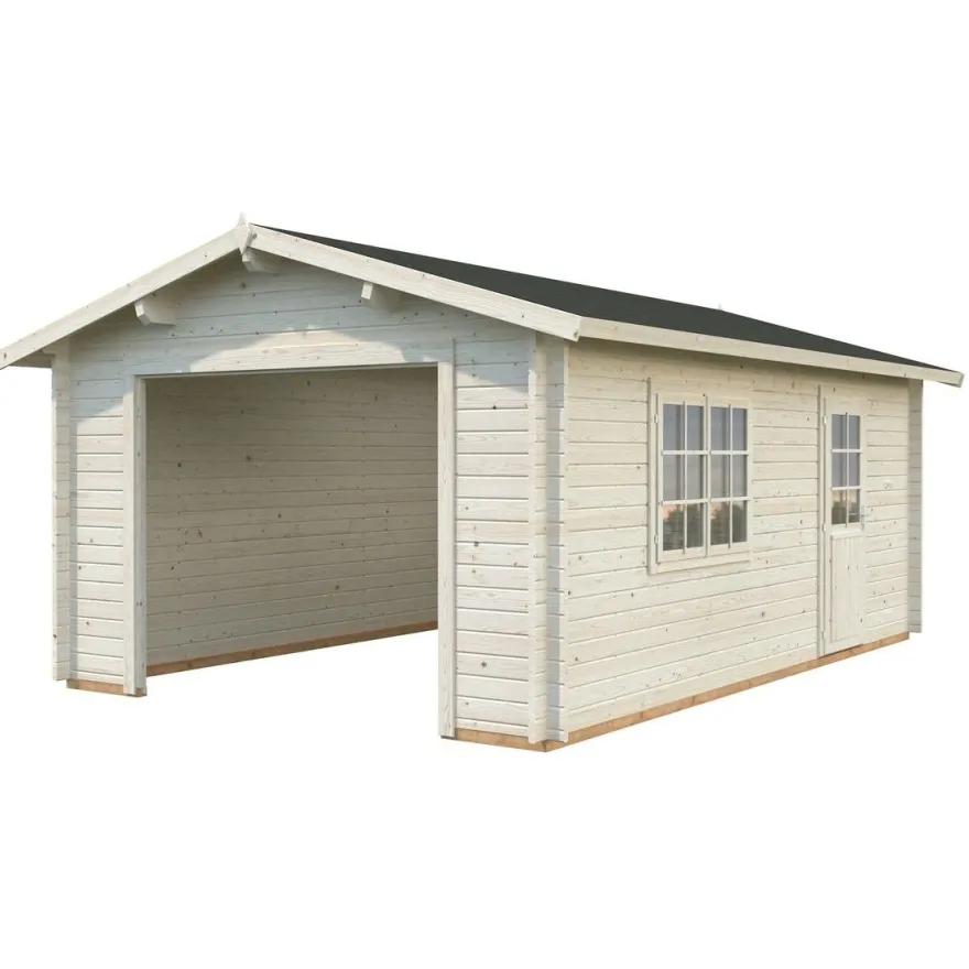 Autotalli Palmako Roger, ilman ovea, 19m² FR44-3857-8