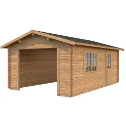 Autotalli Palmako Roger, ilman ovea, 19m² FR44-3857-8
