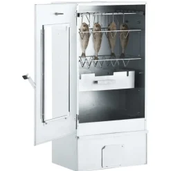BBQ-uunisavustin ja 1 kg puulastuja 44,5 x 29 x 83 cm