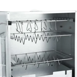 BBQ-uunisavustin ja 1 kg puulastuja 44,5 x 29 x 83 cm