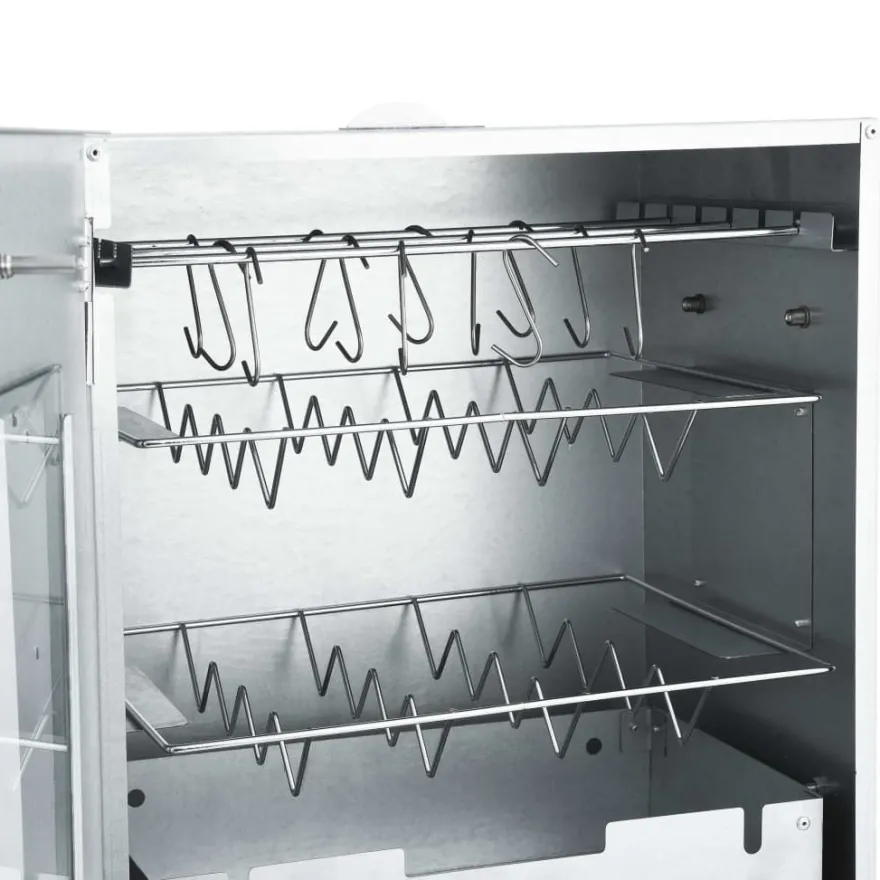 BBQ-uunisavustin ja 1 kg puulastuja 44,5 x 29 x 83 cm