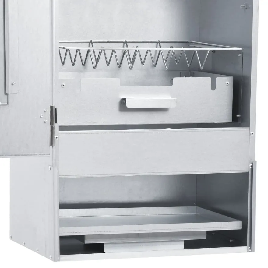 BBQ-uunisavustin ja 1 kg puulastuja 44,5 x 29 x 83 cm