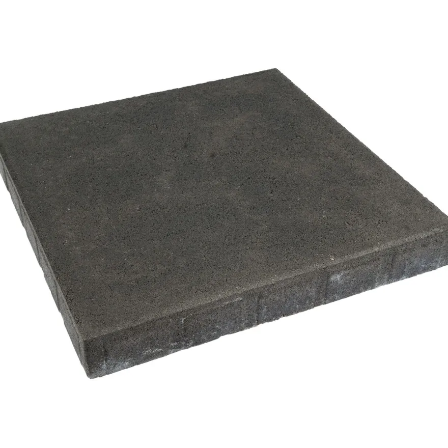 Betonilaatta 600x600x80mm, sileä, musta