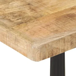 Bistropöytä 60x60x77 cm karkea mangopuu