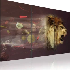 Canvas-taulu Artgeist Abstract Lion, eri kokoja