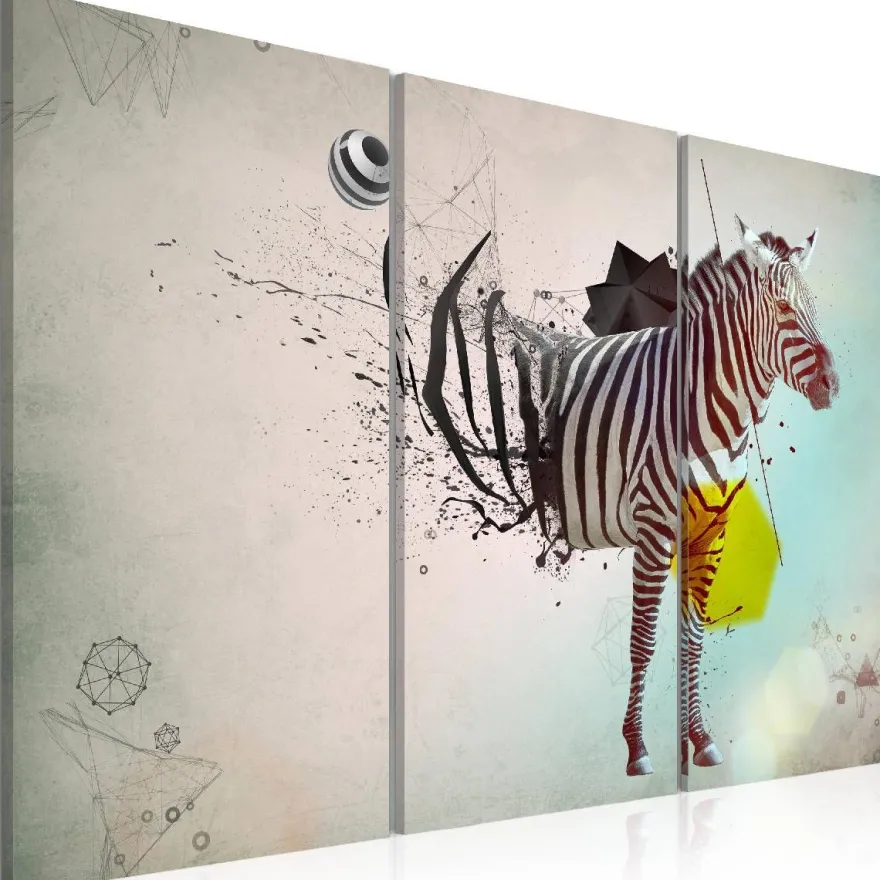 Canvas-taulu Artgeist Abstrakti Seepra, eri kokoja