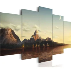 Canvas-taulu Artgeist Auringonnousu vuorilla, eri kokoja