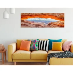 Canvas-taulu Artgeist Canyon in Utah, 1-osainen, kapea, eri kokoja