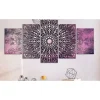 Canvas-taulu Artgeist Center Pink, 5-osainen, leveä, eri kokoja