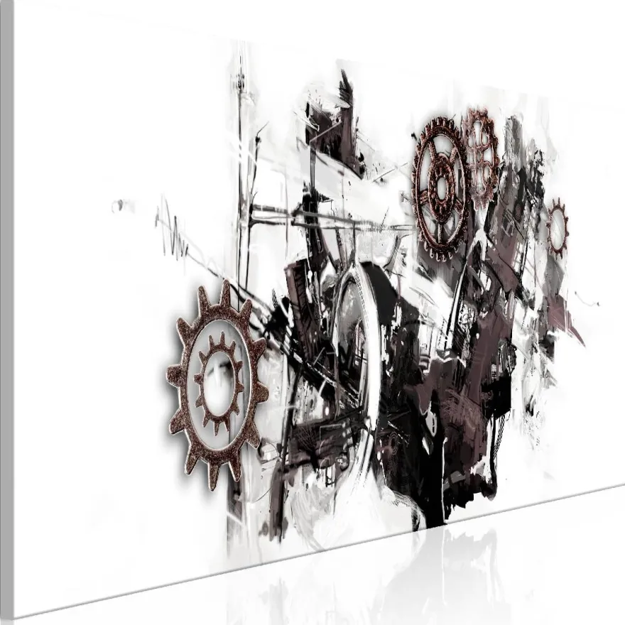 Canvas-taulu Artgeist Complicated Machine, 1-osainen, kapea, eri kokoja