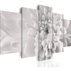 Canvas-taulu Artgeist Dahlia flower in grey shades, eri kokoja
