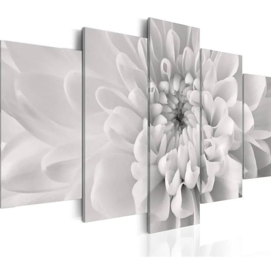 Canvas-taulu Artgeist Dahlia flower in grey shades, eri kokoja