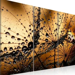 Canvas-taulu Artgeist Dandelions and dew, eri kokoja
