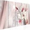 Canvas-taulu Artgeist Dazzling Magnolias, 5-osainen, kapea, eri kokoja
