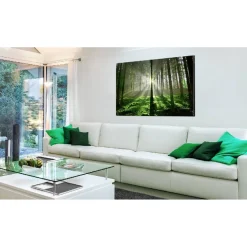 Canvas-taulu Artgeist Emerald Forest II, eri kokoja