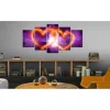 Canvas-taulu Artgeist Flames of love, eri kokoja
