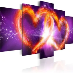 Canvas-taulu Artgeist Flames of love, eri kokoja
