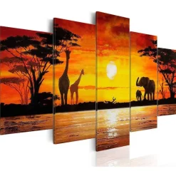 Canvas-taulu Artgeist Hot Safari, eri kokoja