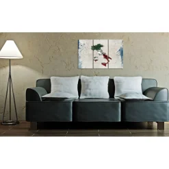 Canvas-taulu Artgeist Kartta Italia, 3-osainen, eri kokoja