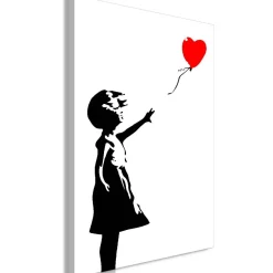 Canvas-taulu Artgeist Little Girl with a Balloon, 1-osainen, pystysuuntainen, eri kokoja