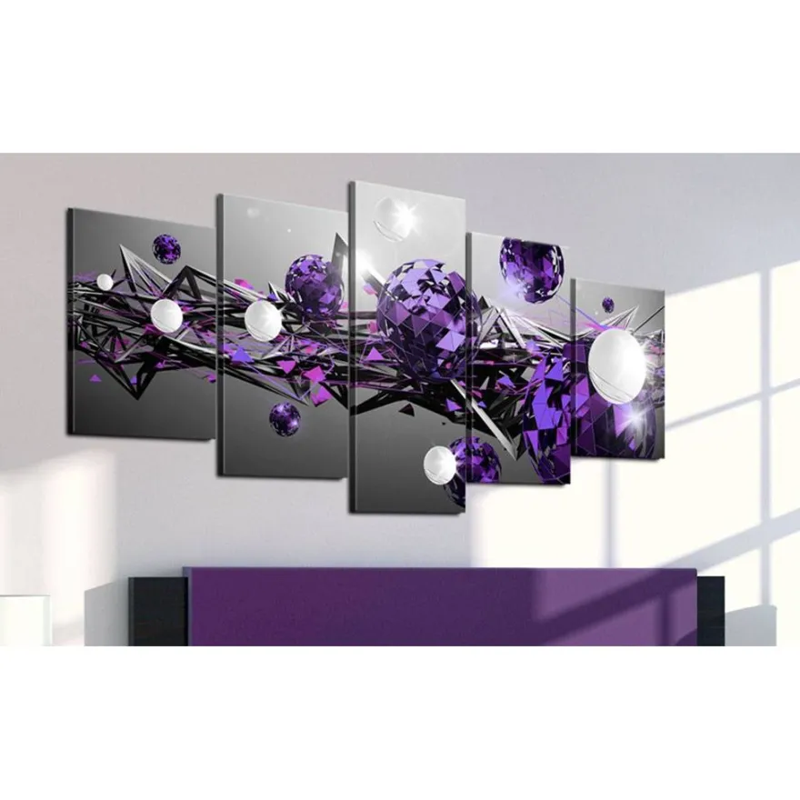 Canvas-taulu Artgeist Purple Solar System, eri kokoja