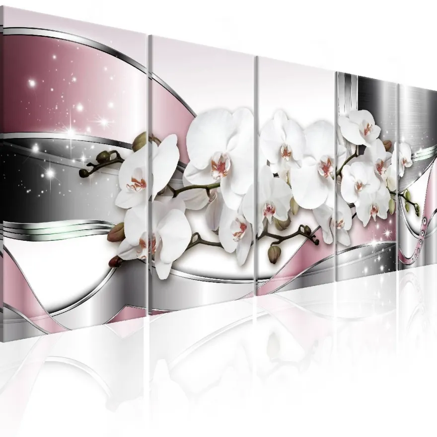 Canvas-taulu Artgeist Shiny Orchids, eri kokoja