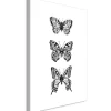 Canvas-taulu Artgeist Three Butterflies, 1-osainen, pystysuuntainen, eri kokoja