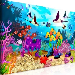 Canvas-taulu Artgeist Underwater Fun, 1-osainen, leveä, eri kokoja
