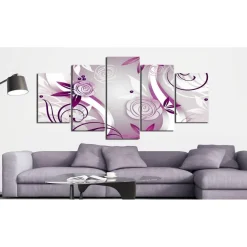 Canvas-taulu Artgeist Violet roses, eri kokoja