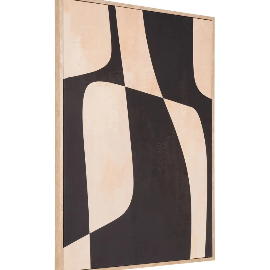 Canvastaulu House Nordic Cape Town No.3, 50x70cm, musta/beige