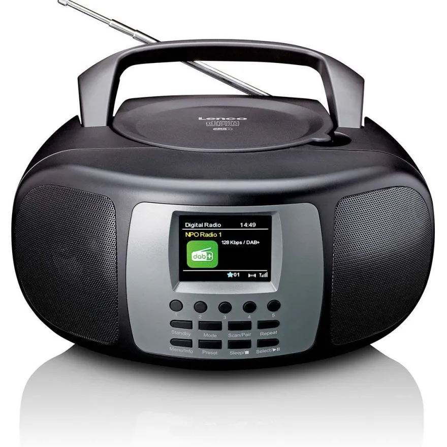 CD-soitin Lenco, DAB+/FM-radiolla, bluetoothilla