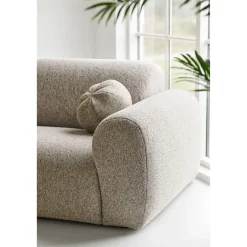 Divaanisohva House Nordic Clyde, 4-istuttava, vasen, ruskeanharmaa
