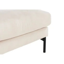 Divaanisohva Menard, 4-istuttava, vasenkätinen L-muotoinen, rahi, Manchester-kangas, beige (00764)