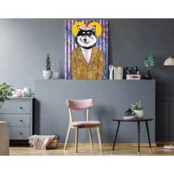 DIY-taulu Artgeist Dog in Suit, 60x40cm