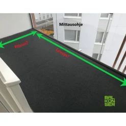 Dry Step Termomatto, mittatilaus, 100x900-1200cm, eri sävyjä