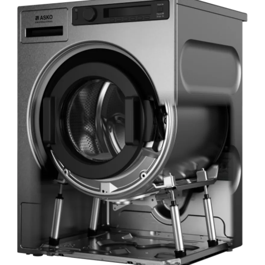 Edestä täydettävä pesukone Asko Professional WMC6767VI.S, 7kg, 1600rpm
