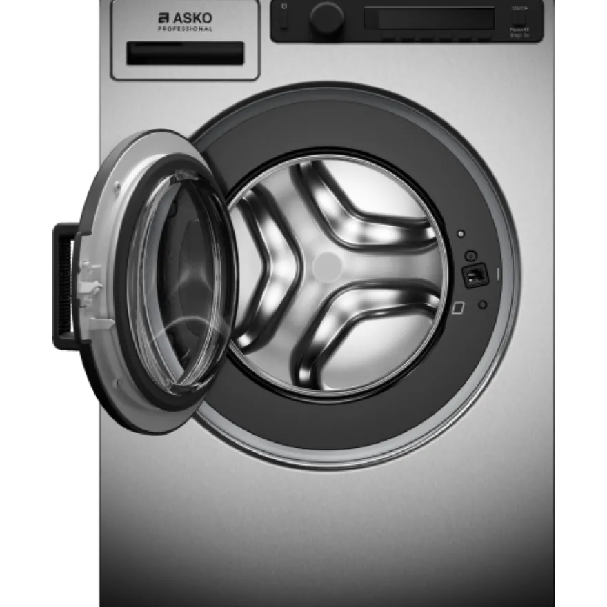 Edestä täydettävä pesukone Asko Professional WMC6767VI.S, 7kg, 1600rpm