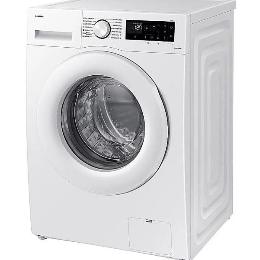 Edestä täytettävä pesukone Samsung WW80CGC04CTEEE, 60cm, 8kg, 1400rpm, valkoinen