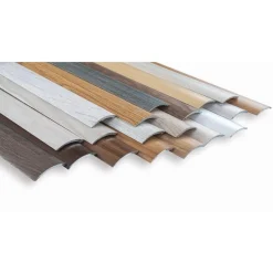 Eritasolista Maler sileä, 0-10mm, 6.2x41x1000mm, alumiini, tarra, tumma pähkinä
