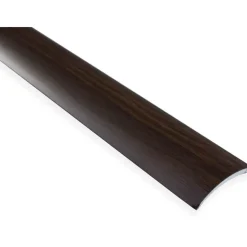 Eritasolista Maler sileä, 0-10mm, 6.2x41x1000mm, alumiini, tarra, tumma pähkinä