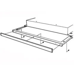 Etulista Franke Slimline F300, 600mm, rst