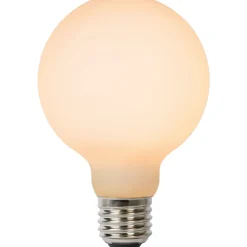 Filamenttilamppu Lucide G80, Ø8cm, IP20, 8W