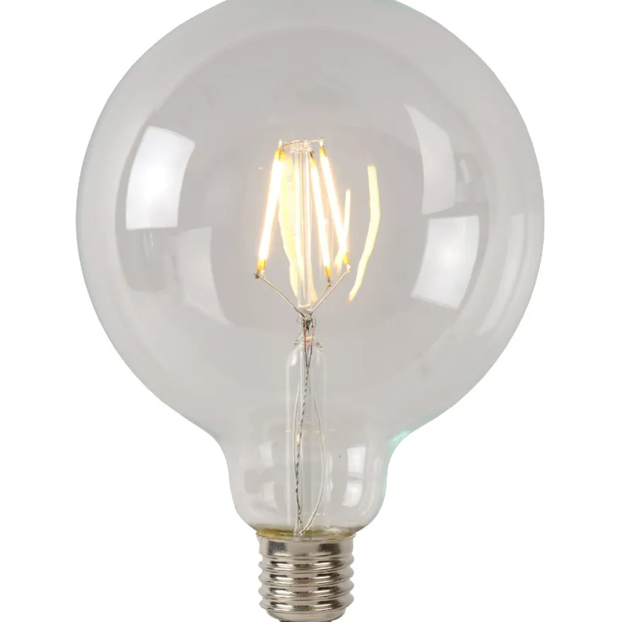 Filamenttilamppu Lucide G125, Ø12.5cm, IP20, 7W
