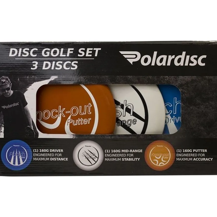 Frisbeegolf kiekkosetti Polardisc