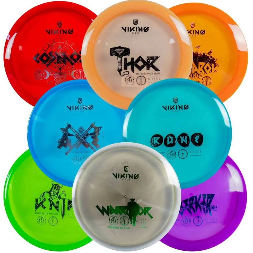 8 frisbeegolfkiekon setti, Viking Discs Storm Set