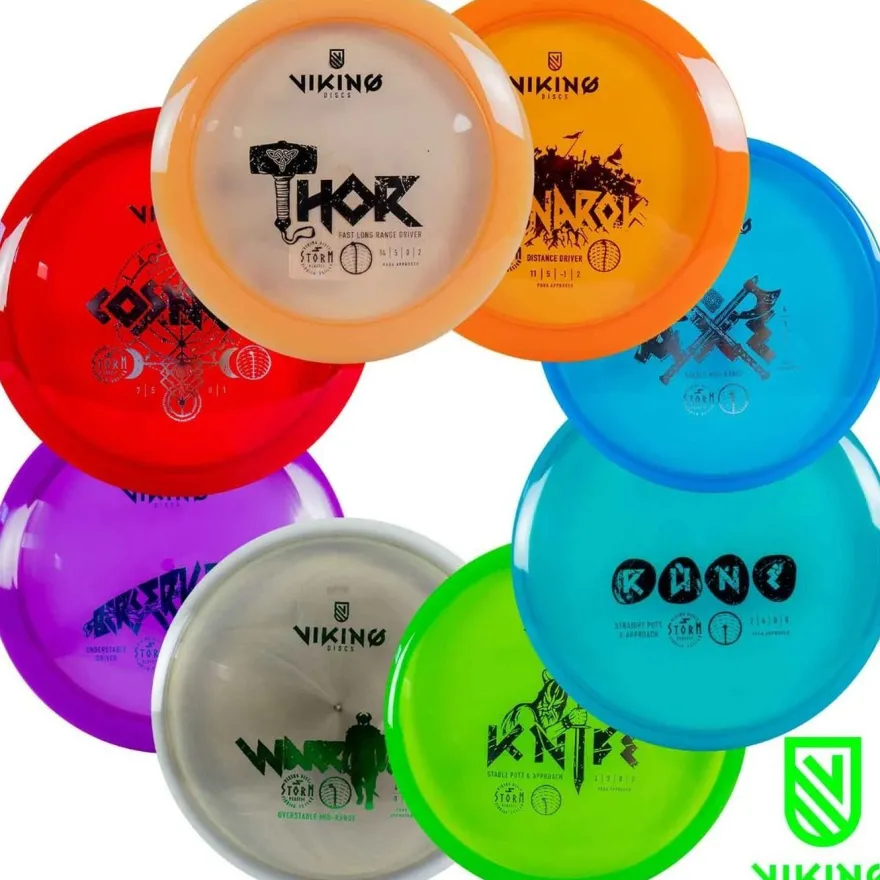 8 frisbeegolfkiekon setti, Viking Discs Storm Set