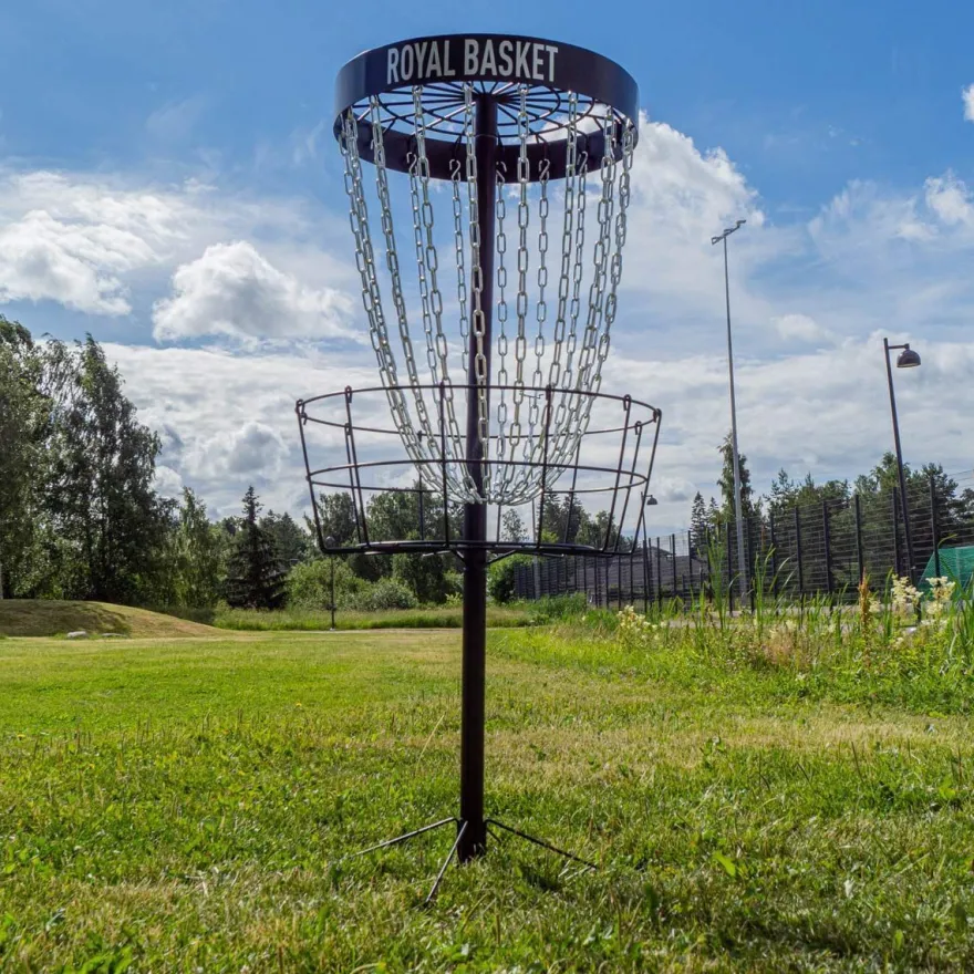 Frisbeegolfkori Viking Discs Royal Basket Black Edition