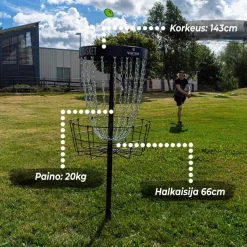 Frisbeegolfkori Viking Discs Royal Basket Black Edition