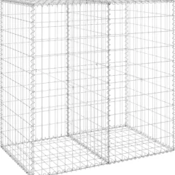 Gabion-kivikori kansilla galvanoitu teräs 100x60x100 cm