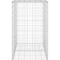 Gabion-kivikori kansilla galvanoitu teräs 100x60x100 cm